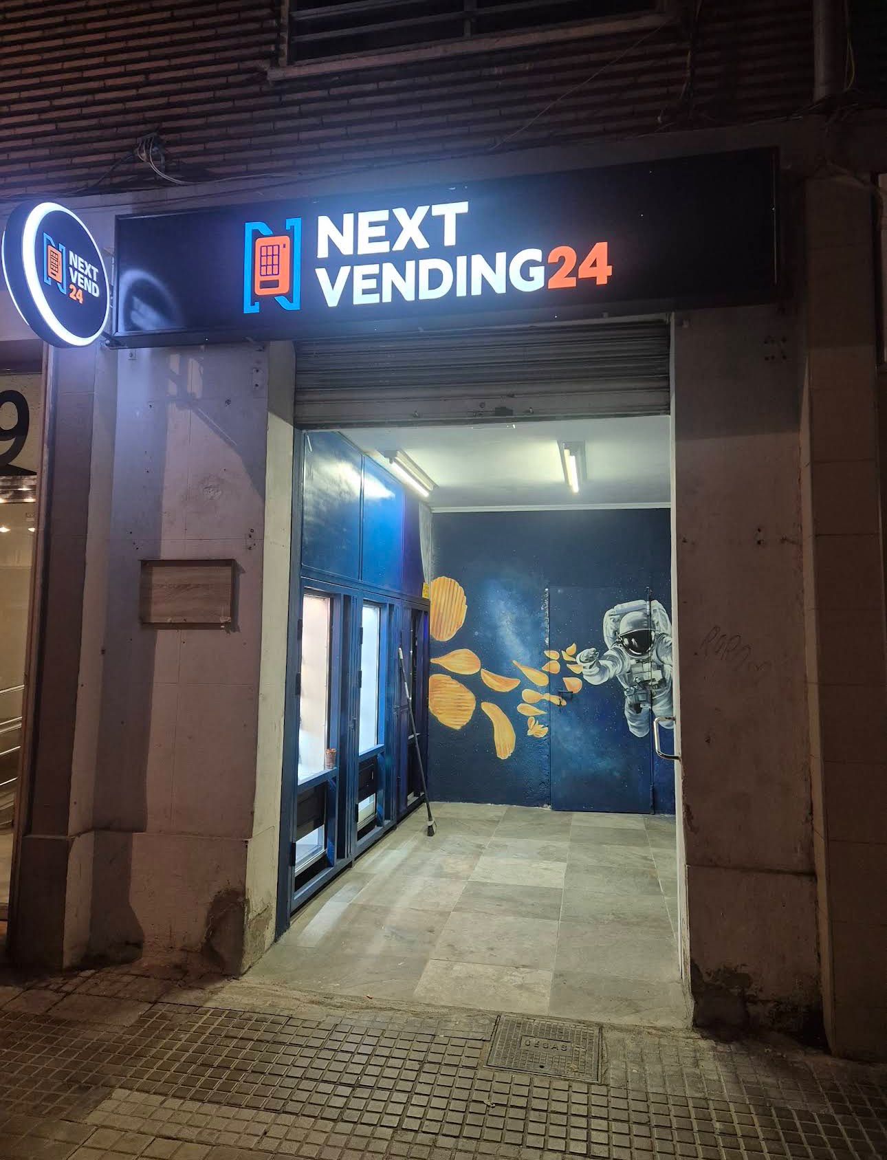 Tienda vending NextVending24 operativa 24 horas en Valencia
